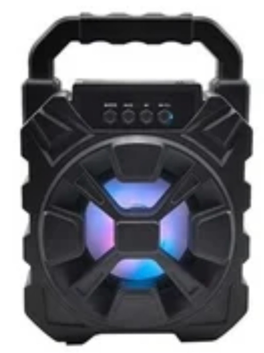 Portable Bluetooth Party Speaker - Black with RGB Light